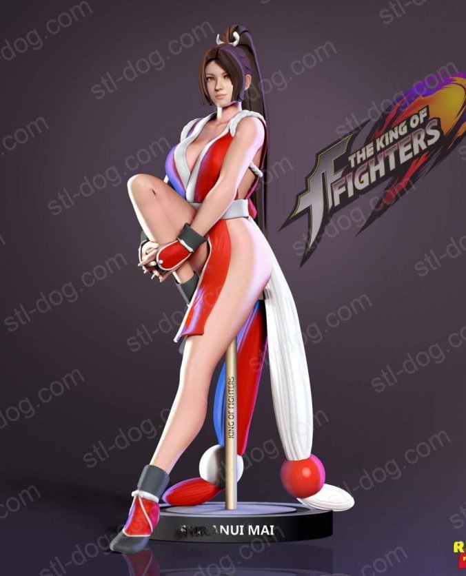 不知火舞 (Mai Shiranui) 3D打印图纸